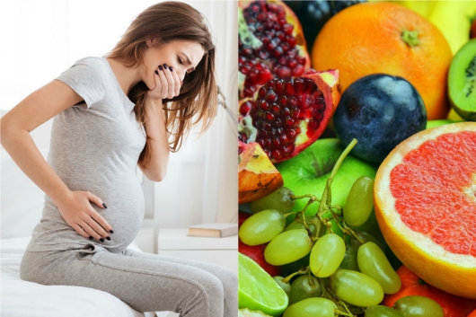 Cách giảm ốm nghén 3 tháng đầu cho mẹ bầu bằng trái cây