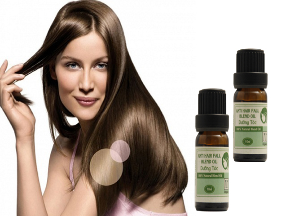 Sử dụng công thức tinh dầu dưỡng tóc cho mái tóc đẹp tại nhà